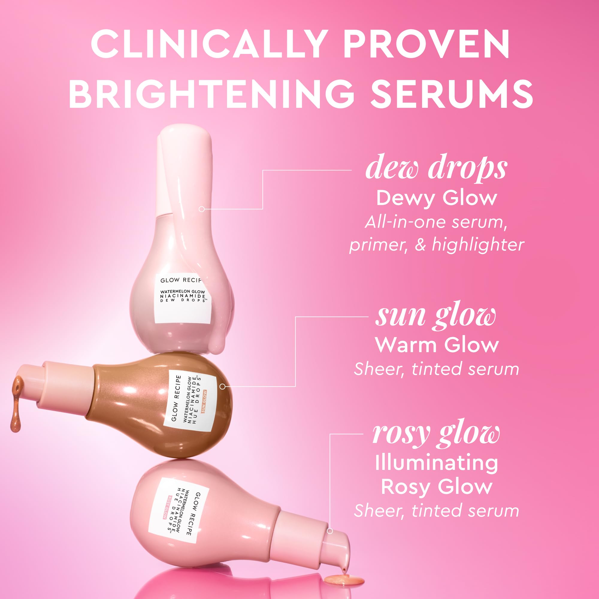Glow Recipe packaging de caja indicando vegan y libre de parabenos