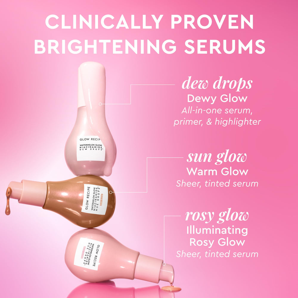Glow Recipe packaging de caja indicando vegan y libre de parabenos