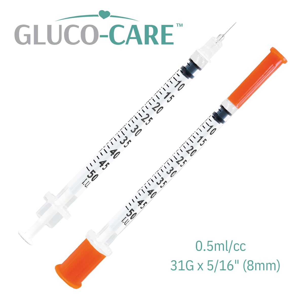 GLUCO-CARE detalle del barril graduado para mediciones claras y precisión