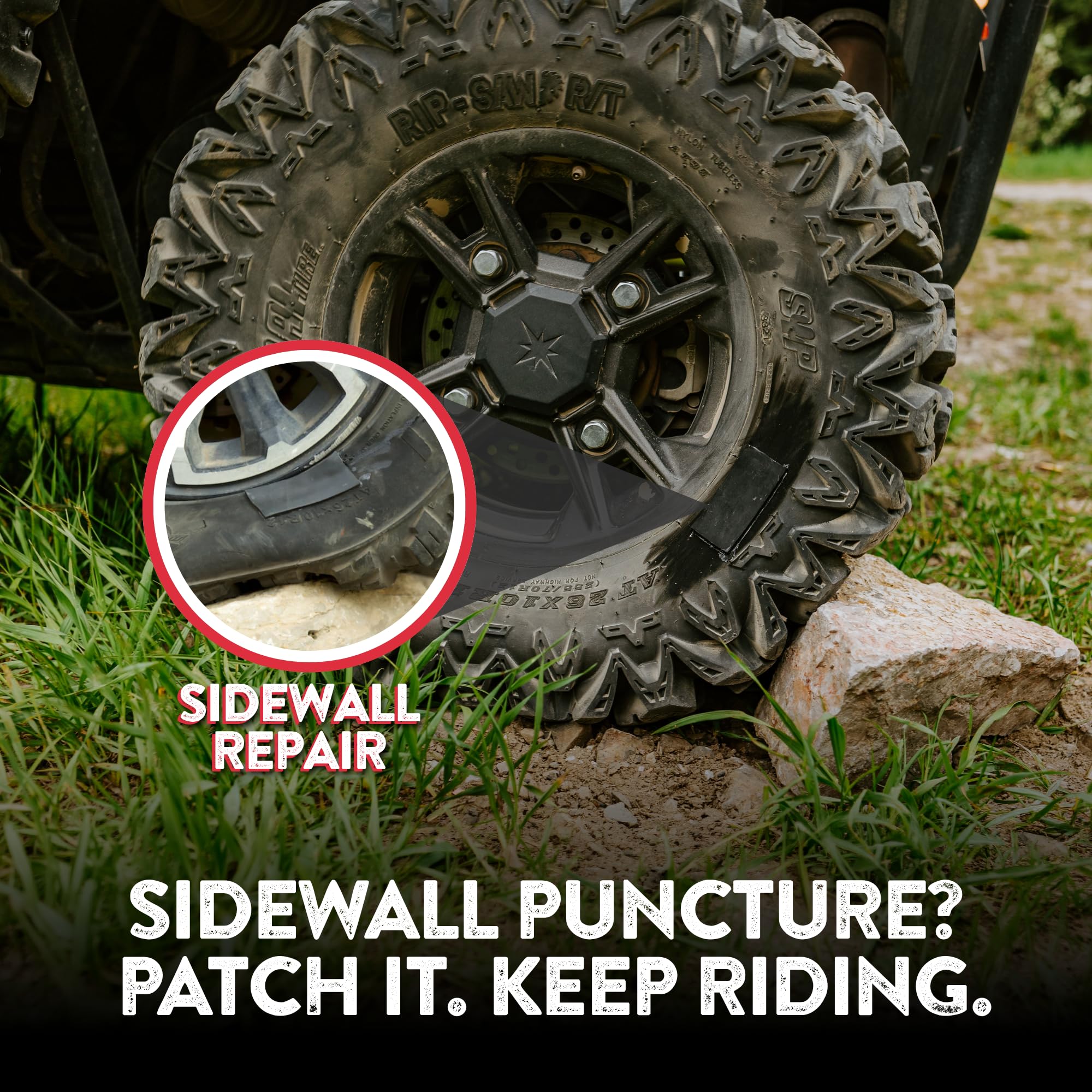 GLUETREAD primer plano de la textura del adhesivo que cura rápido