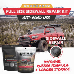 GLUETREAD parches de 4x4.5 y 3x1.5 comparados para distintas soluciones