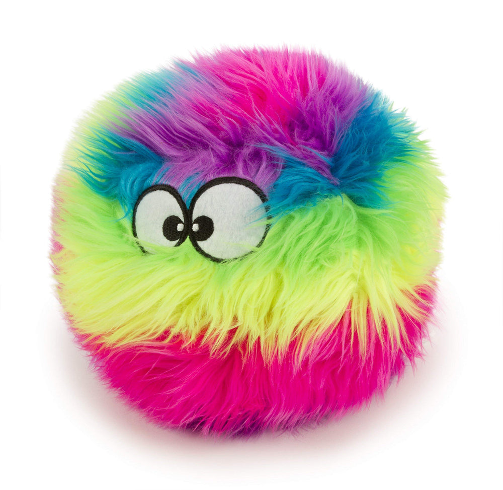goDog vista frontal del Furballz Rainbow mostrando colores y forma, atractivo visual