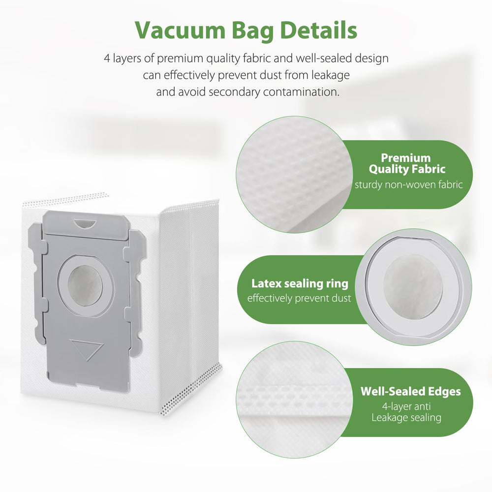GOFWE bolsa ajustada a base Roomba, compatibilidad segura