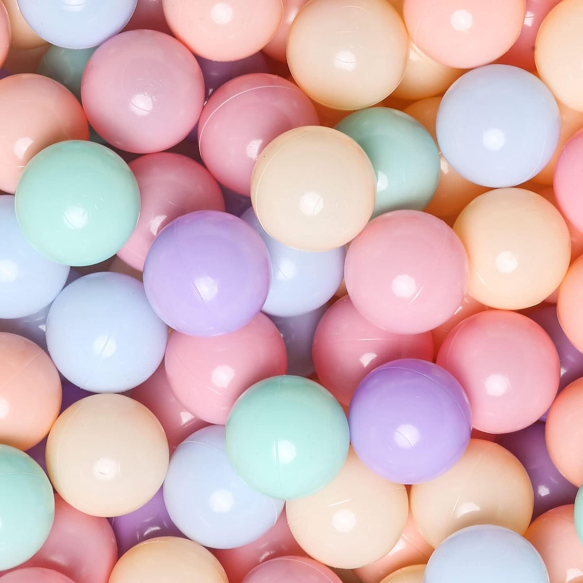 GOGOSO frente del paquete con 100 pelotas, fácil identificación y variedad