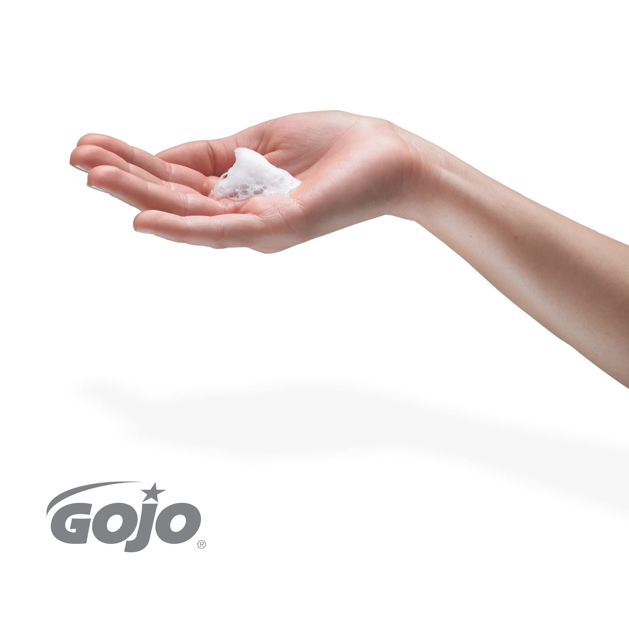 GOJO espuma cranberry textura rica y cremosa que facilita el enjuague