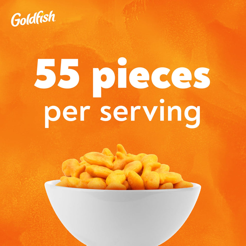 Etiqueta nutricional y lista de ingredientes Goldfish, marca Goldfish para revisar alergias