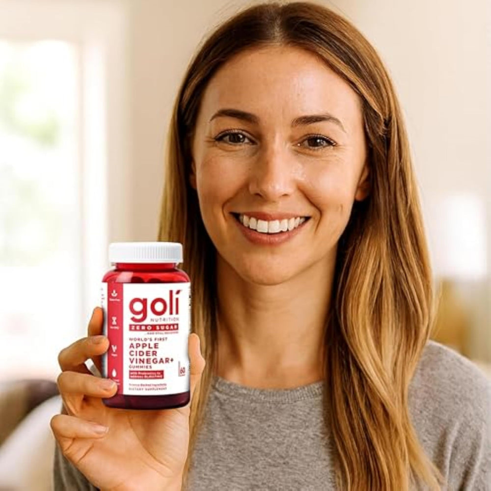 Goli estilo de vida desayuno con gomitas integradas en rutina diaria