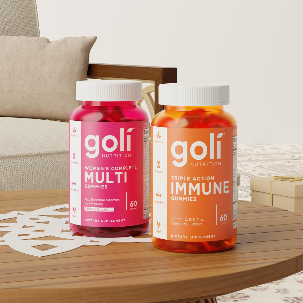 Goli etiqueta nutricional legible con información clara de dosis