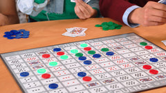 Goliath partida en familia con tablero gigante, ideal para reuniones