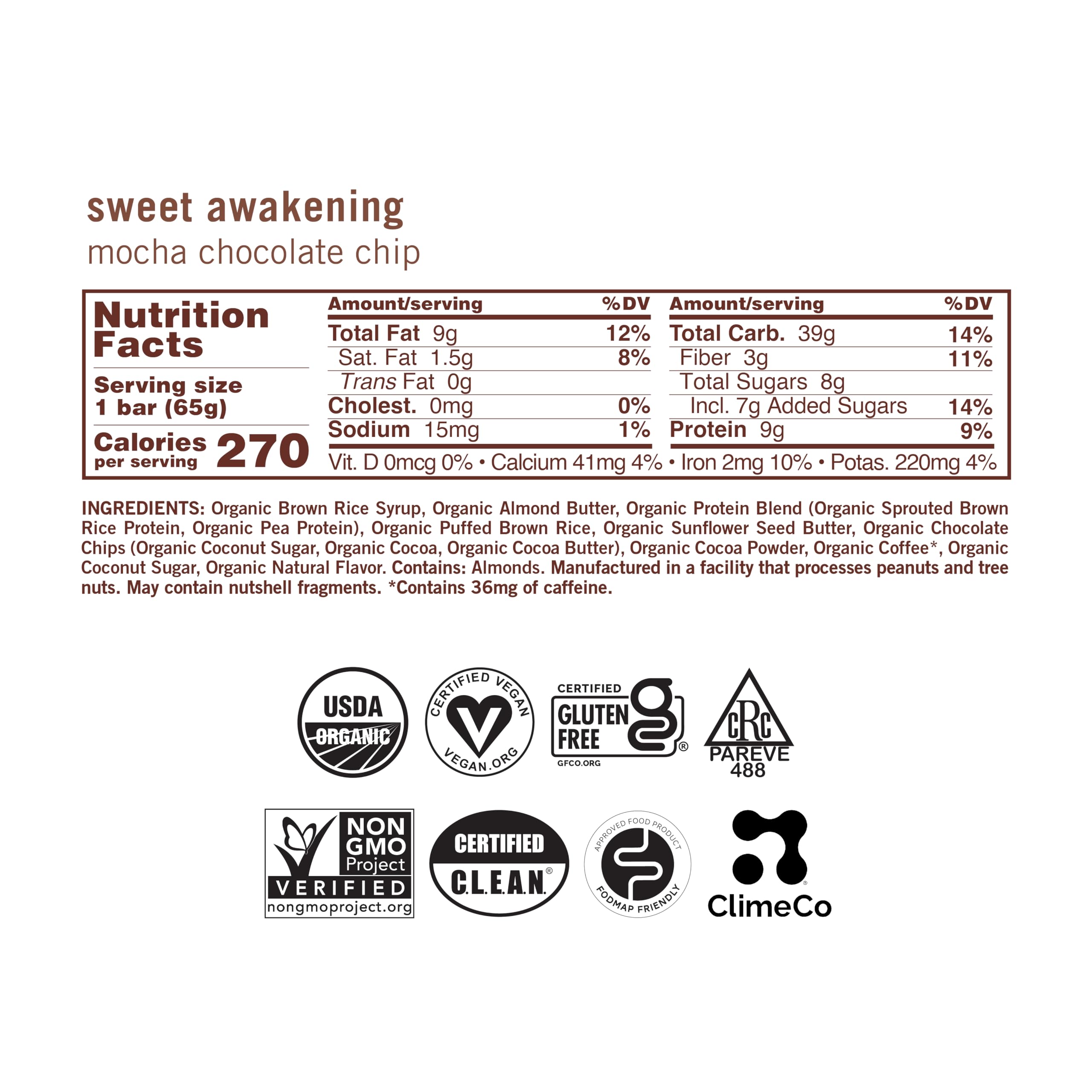 GoMacro MacroBar primer plano de la textura y chispas de chocolate, sabor y masticabilidad