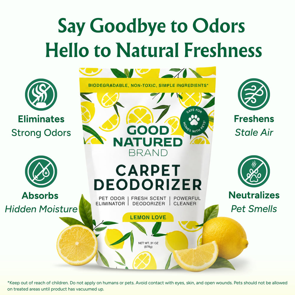 Good Natured Brand textura del polvo en primer plano, fácil aplicación y absorción