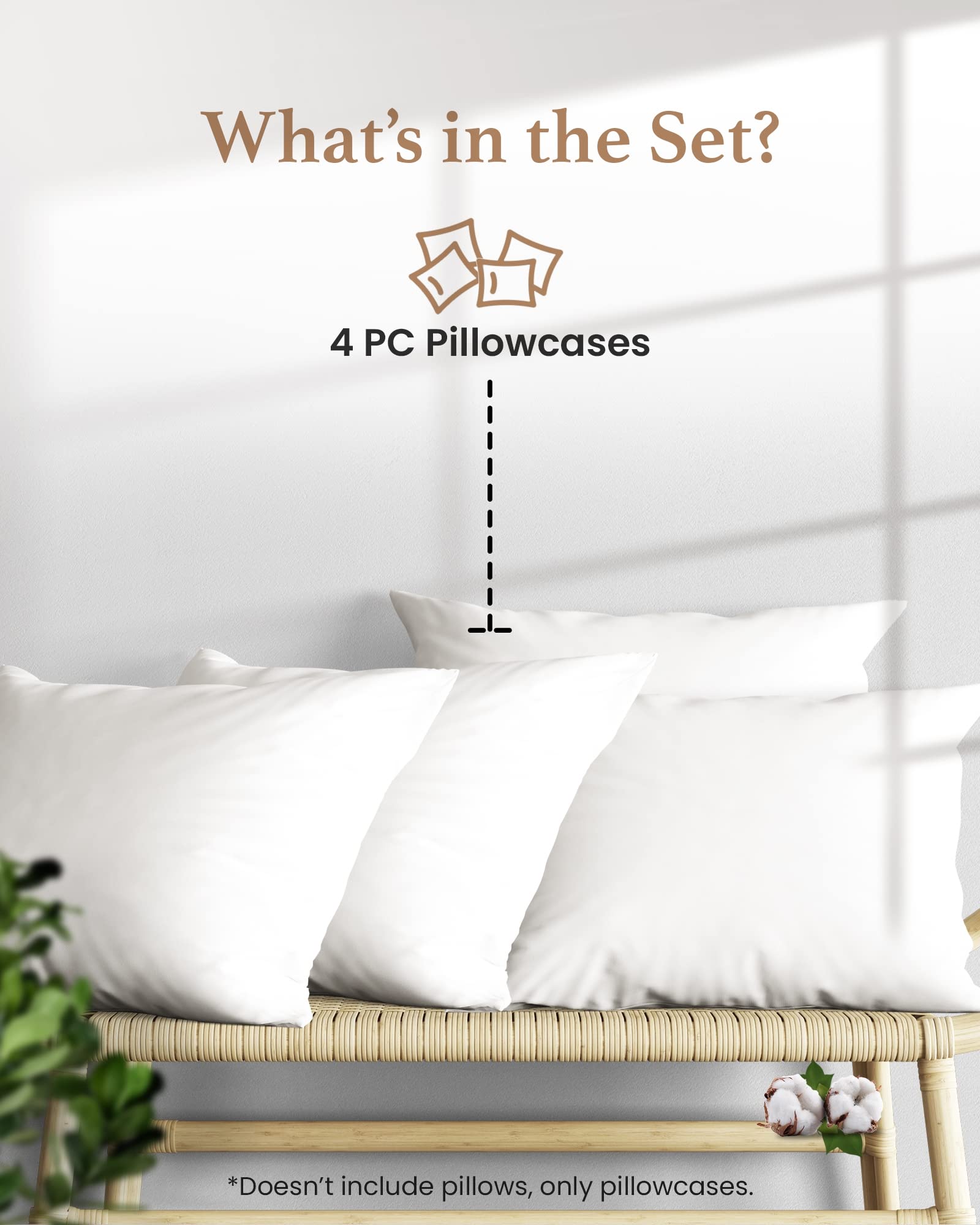 Good Sleep Bedding primer plano tejido sateen, textura sedosa y fresca