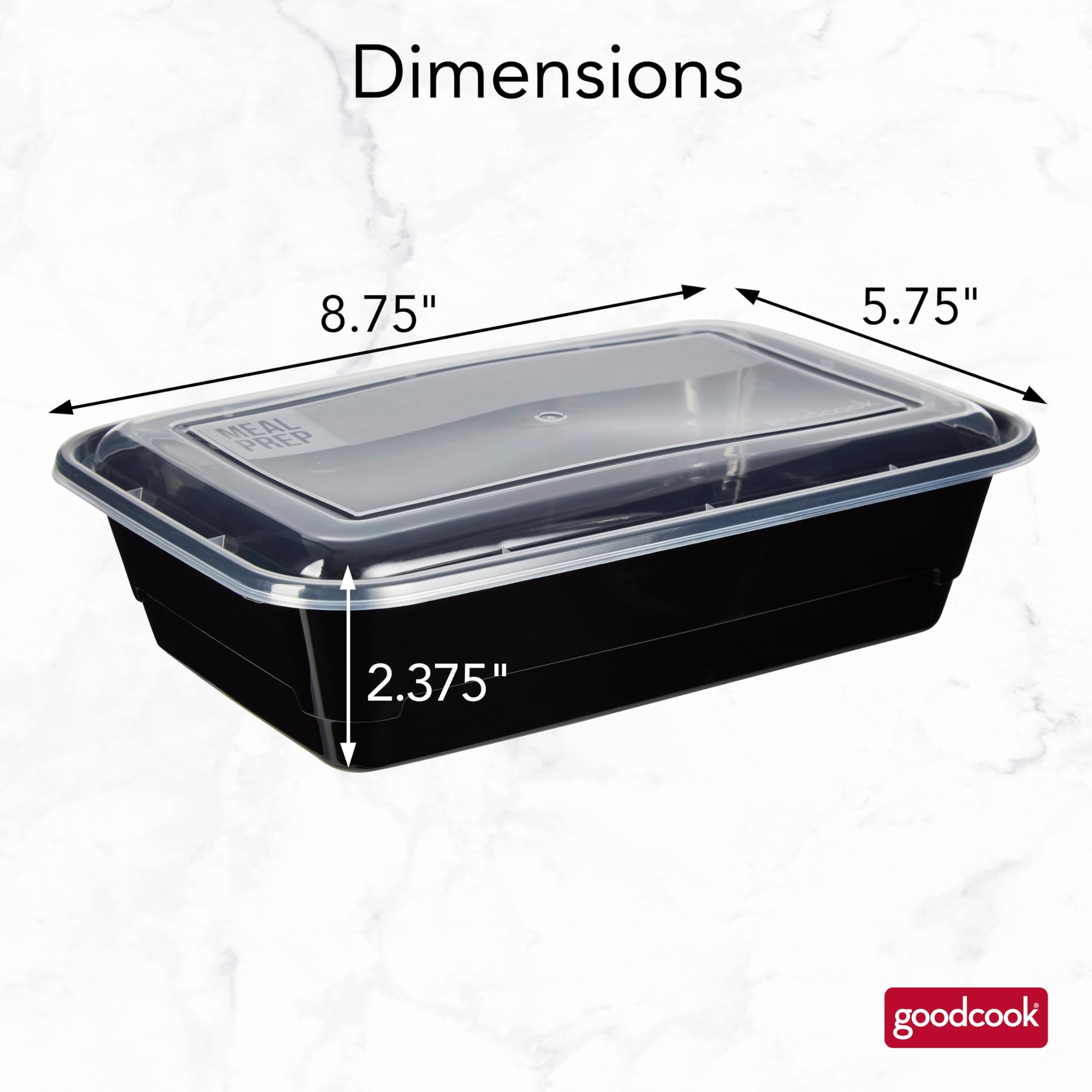 GoodCook marcas en relieve de 4 tazas útiles para controlar porciones