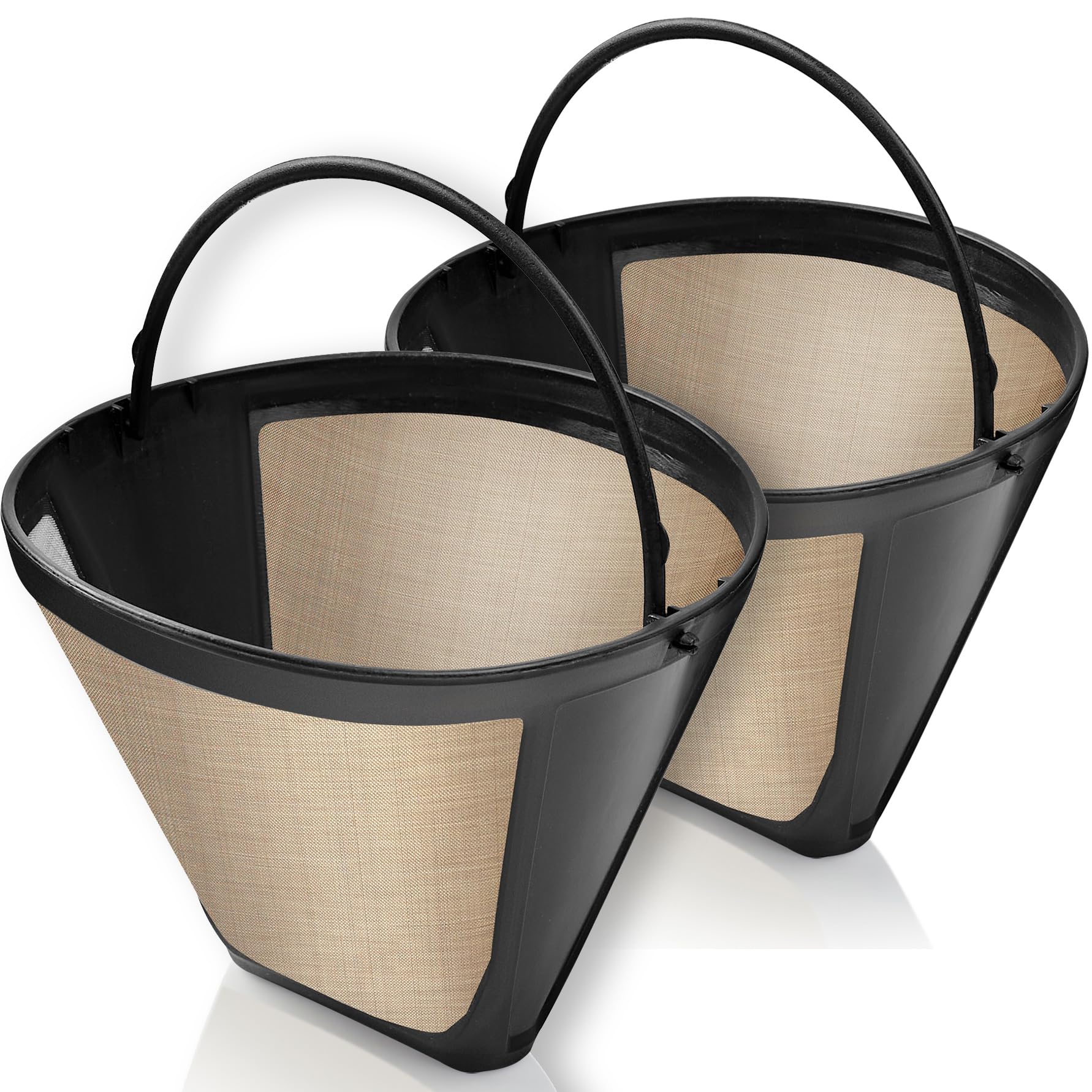 GoodCups filtro frontal cono #4 mostrando forma y ajuste para Cuisinart