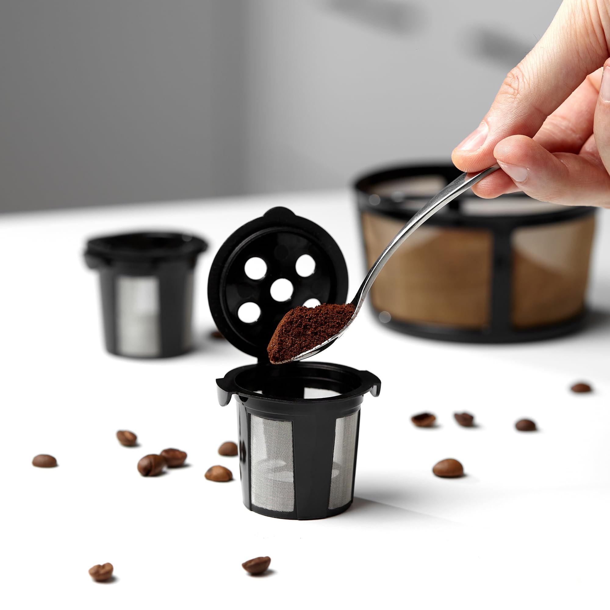 GoodCups enjuague bajo grifo para limpieza rápida y sencilla