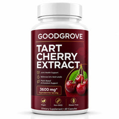 GOODGROVE frasco delante mostrando 60 cápsulas y conveniencia