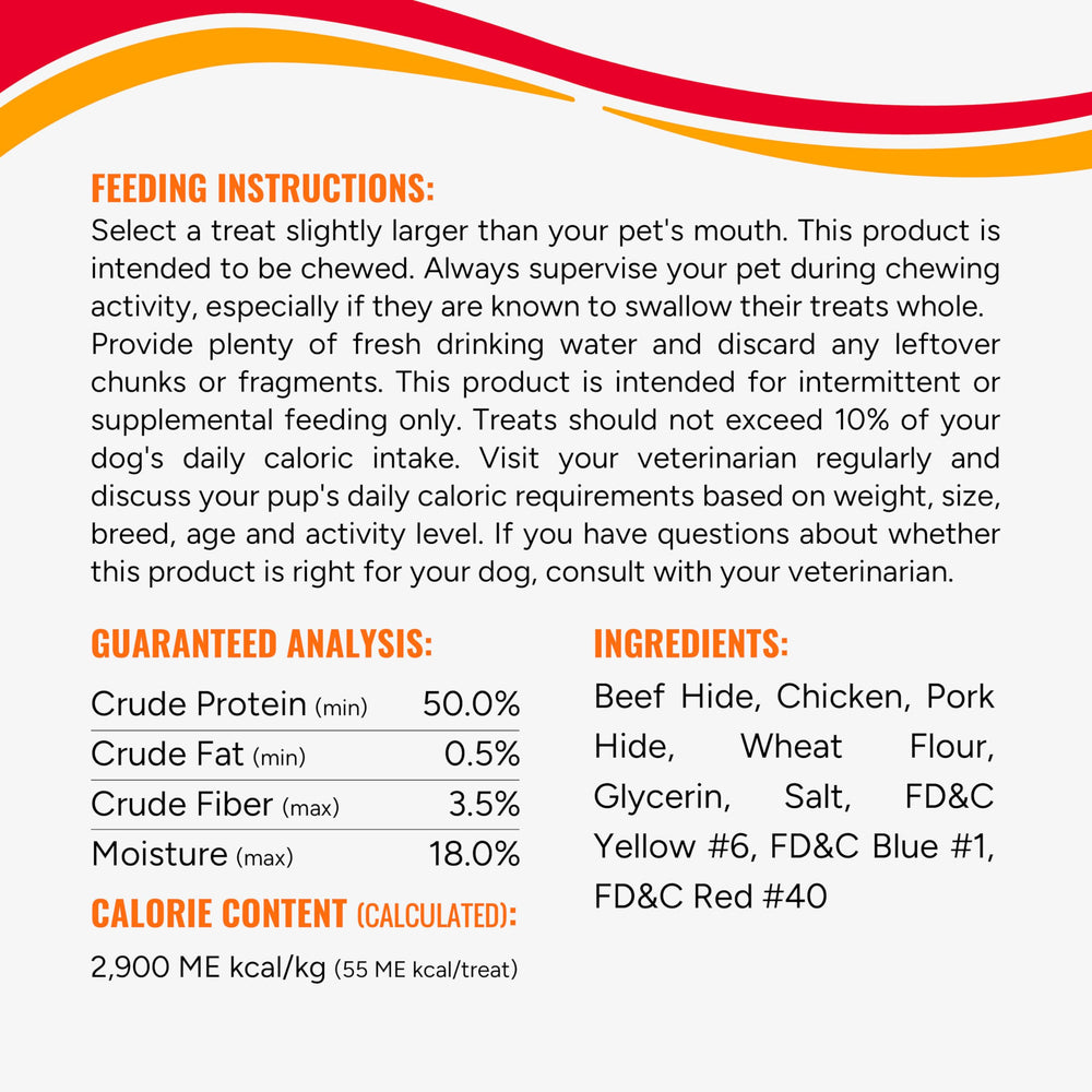GOOD 'N' FUN tira de pollo real envuelta que aporta proteína sabrosa