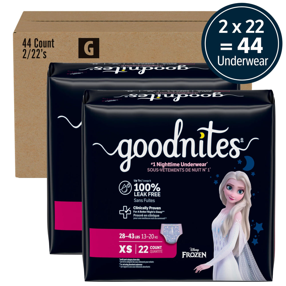 GoodNites detalle de textura absorbente que muestra confort y eficacia
