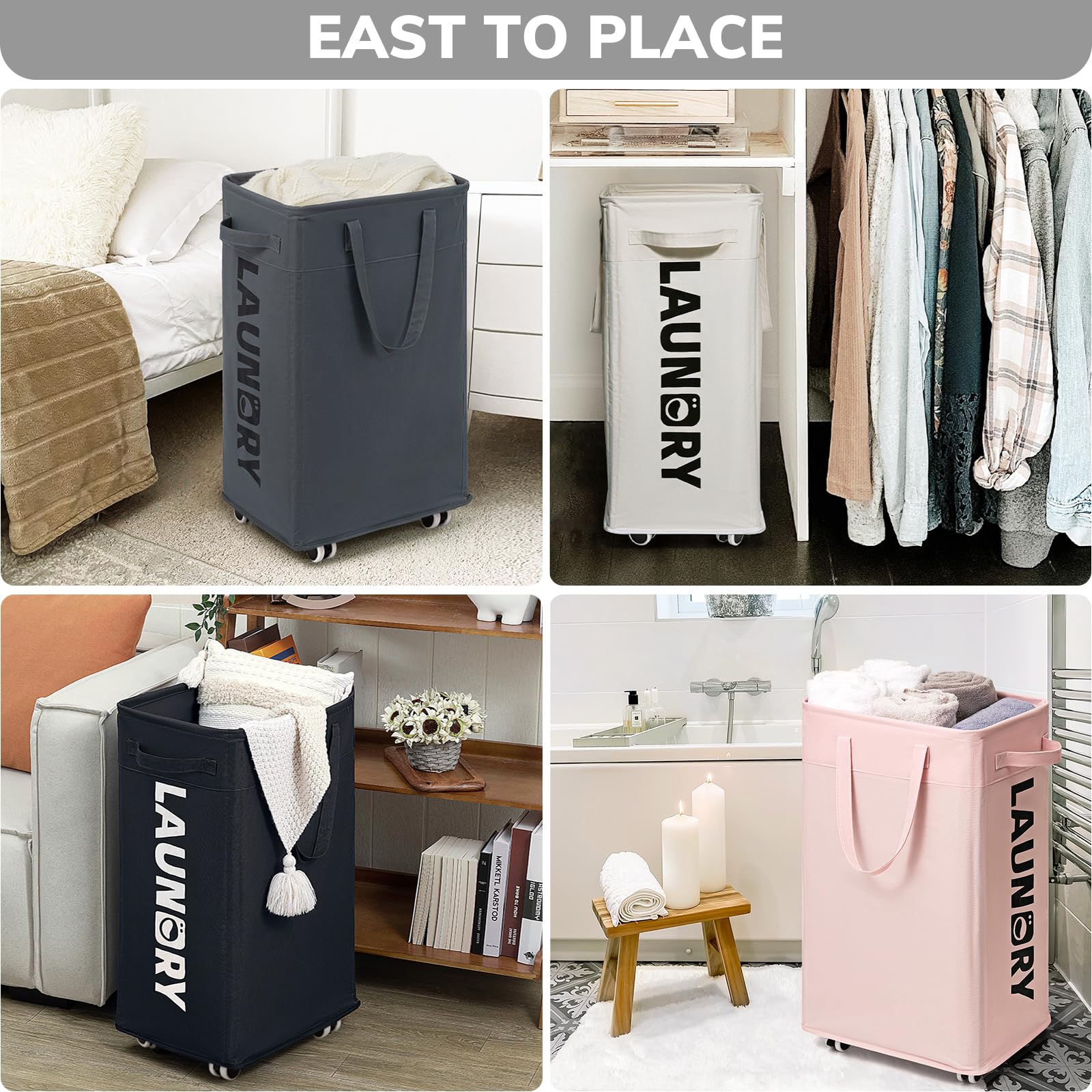 Goodpick filled with clothes to show true 75L storage capacity
