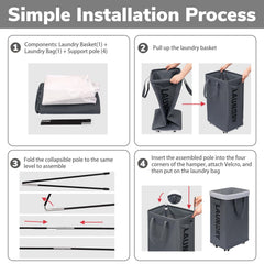 Goodpick top frame and handle detail for stable carrying and durability