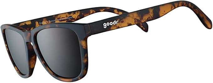 goodr Bosley's vista frontal mostrando el estilo original y ajuste deportivo