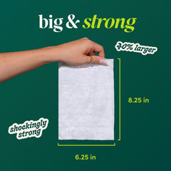 goodwipes etiqueta con ingredientes botánicos y beneficios calmantes