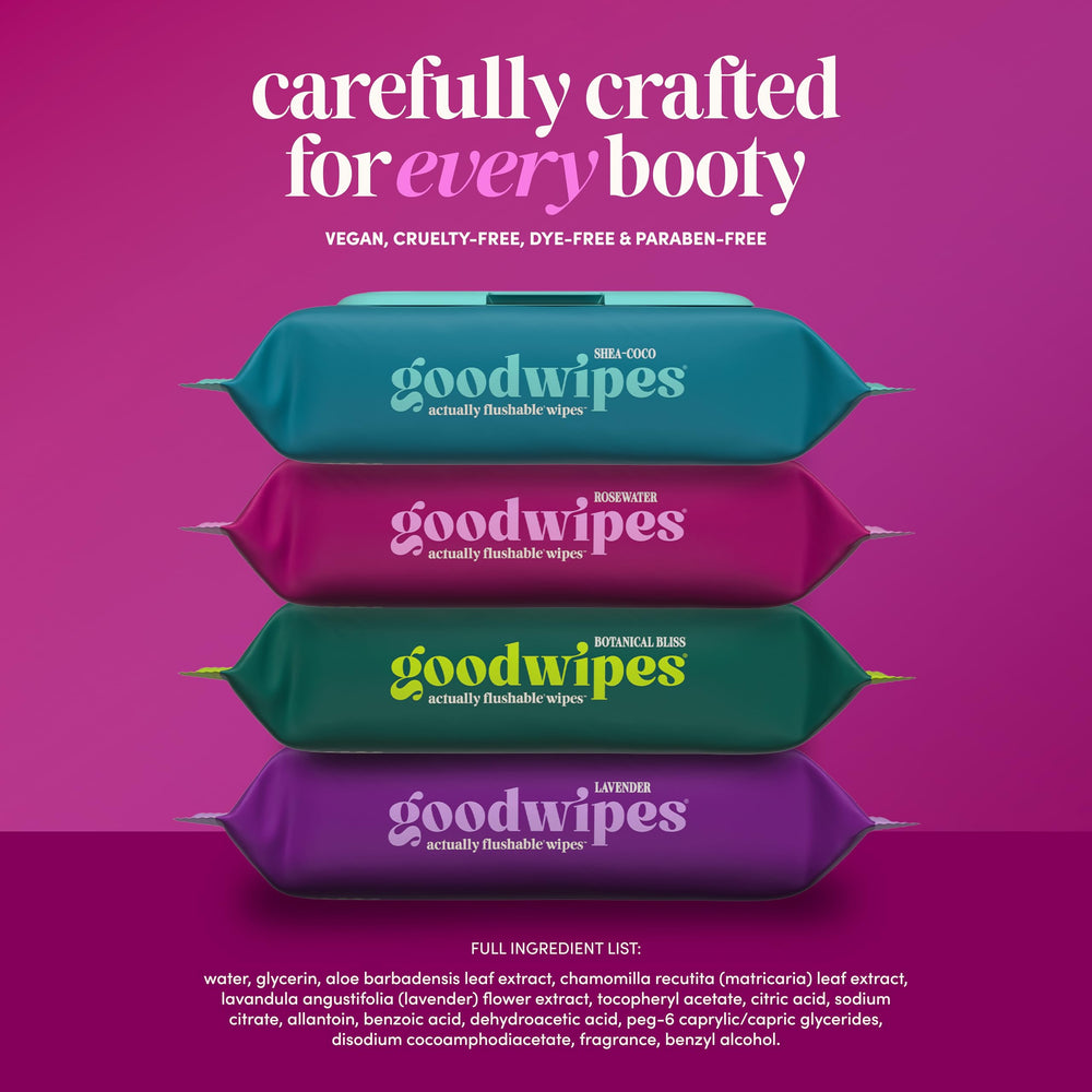 goodwipes paquete de viaje TSA friendly listo para llevar, higiene segura