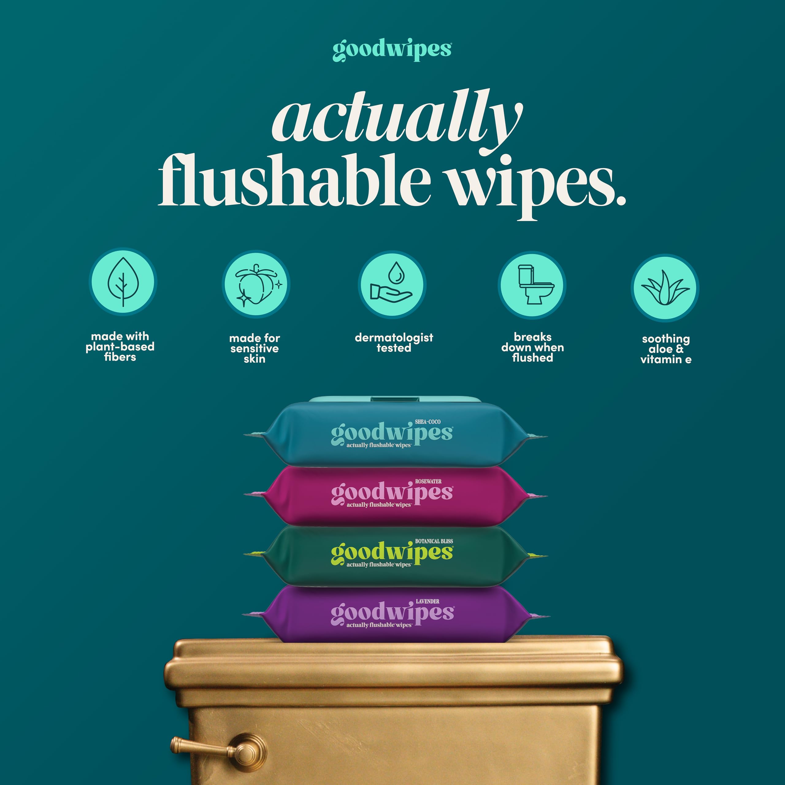 goodwipes textura de la toallita en primer plano que muestra suavidad y resistencia