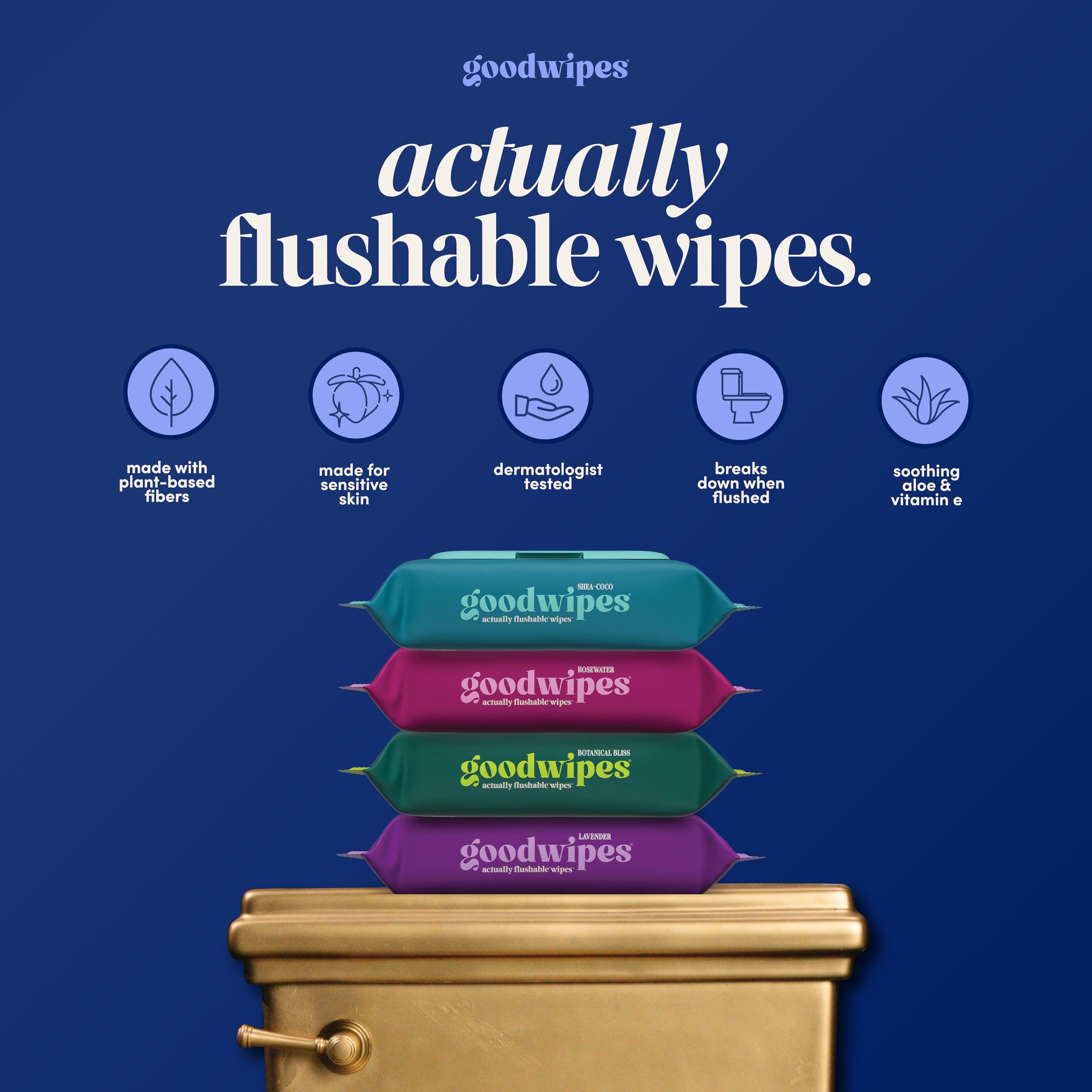 goodwipes primer plano textura de la toallita, suave y resistente