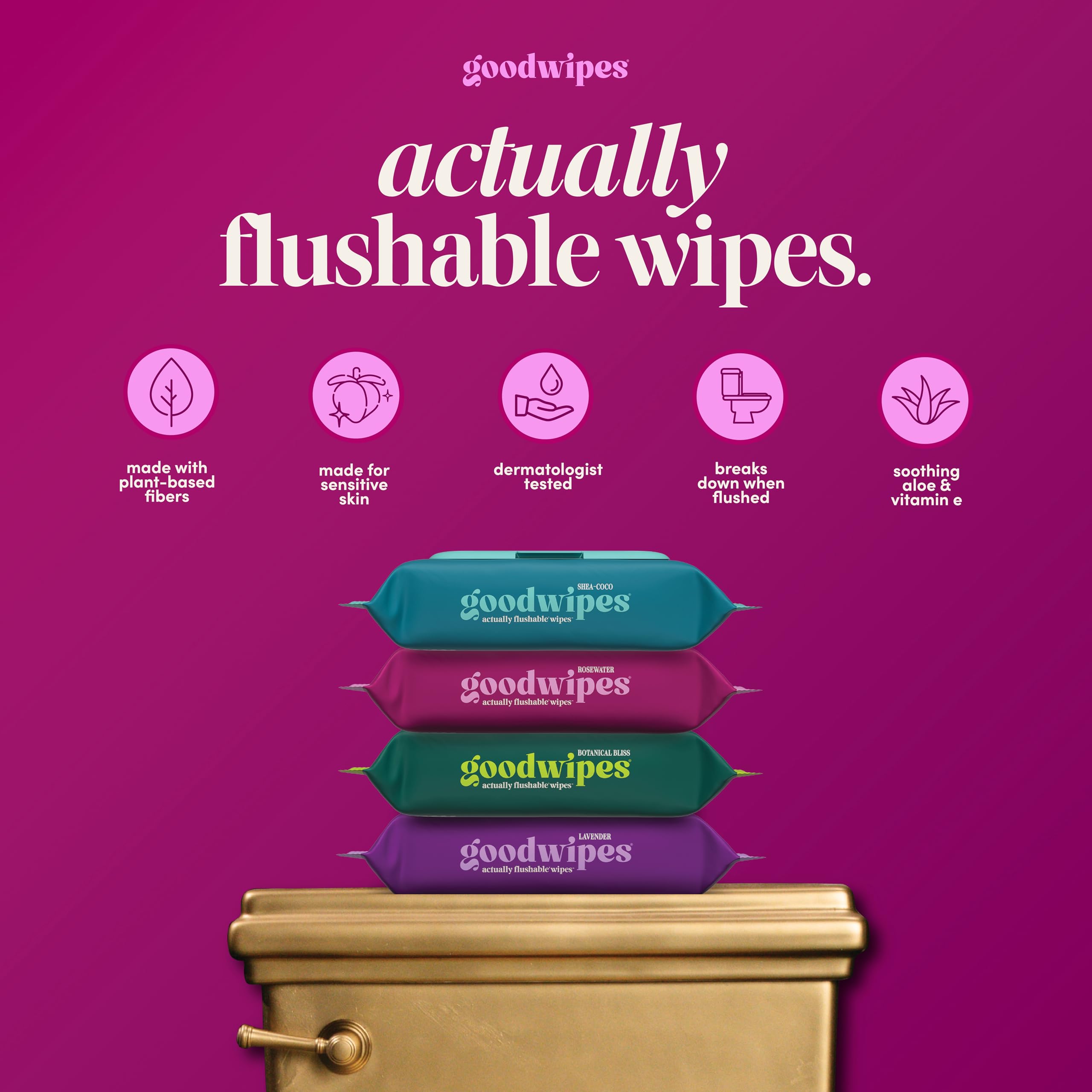 goodwipes textura de la toallita en primer plano, suave y resistente