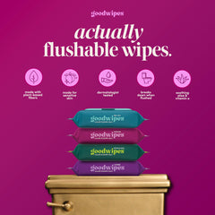 goodwipes textura de la toallita en primer plano, suave y resistente