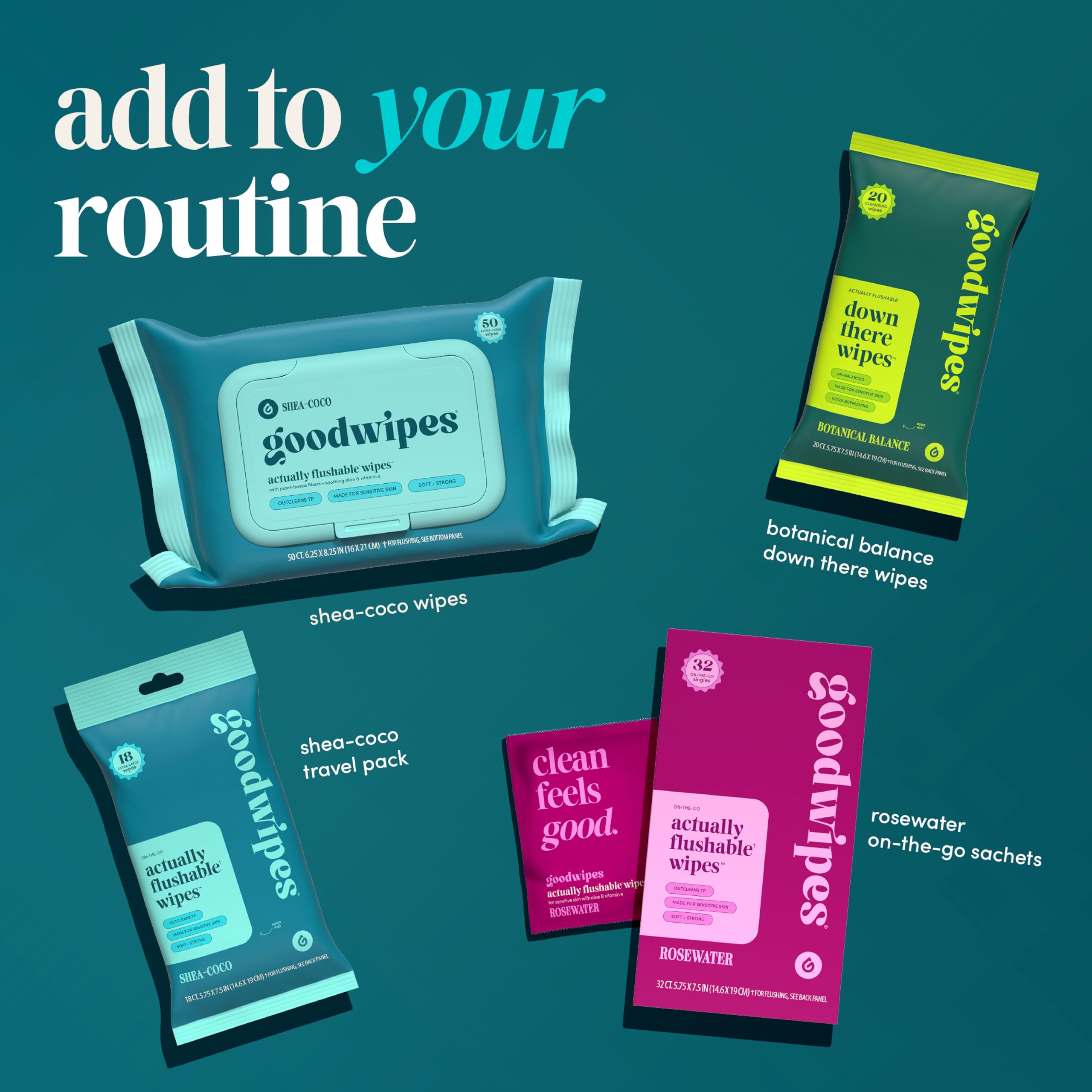 goodwipes toallita individual en bolso lista para emergencias y frescura móvil