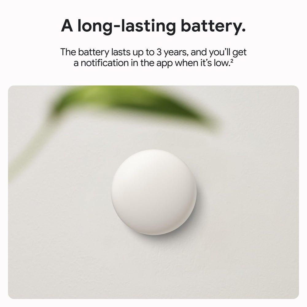 Google Nest Temperature Sensor montado en pared Google, ubicación adecuada mejora lecturas