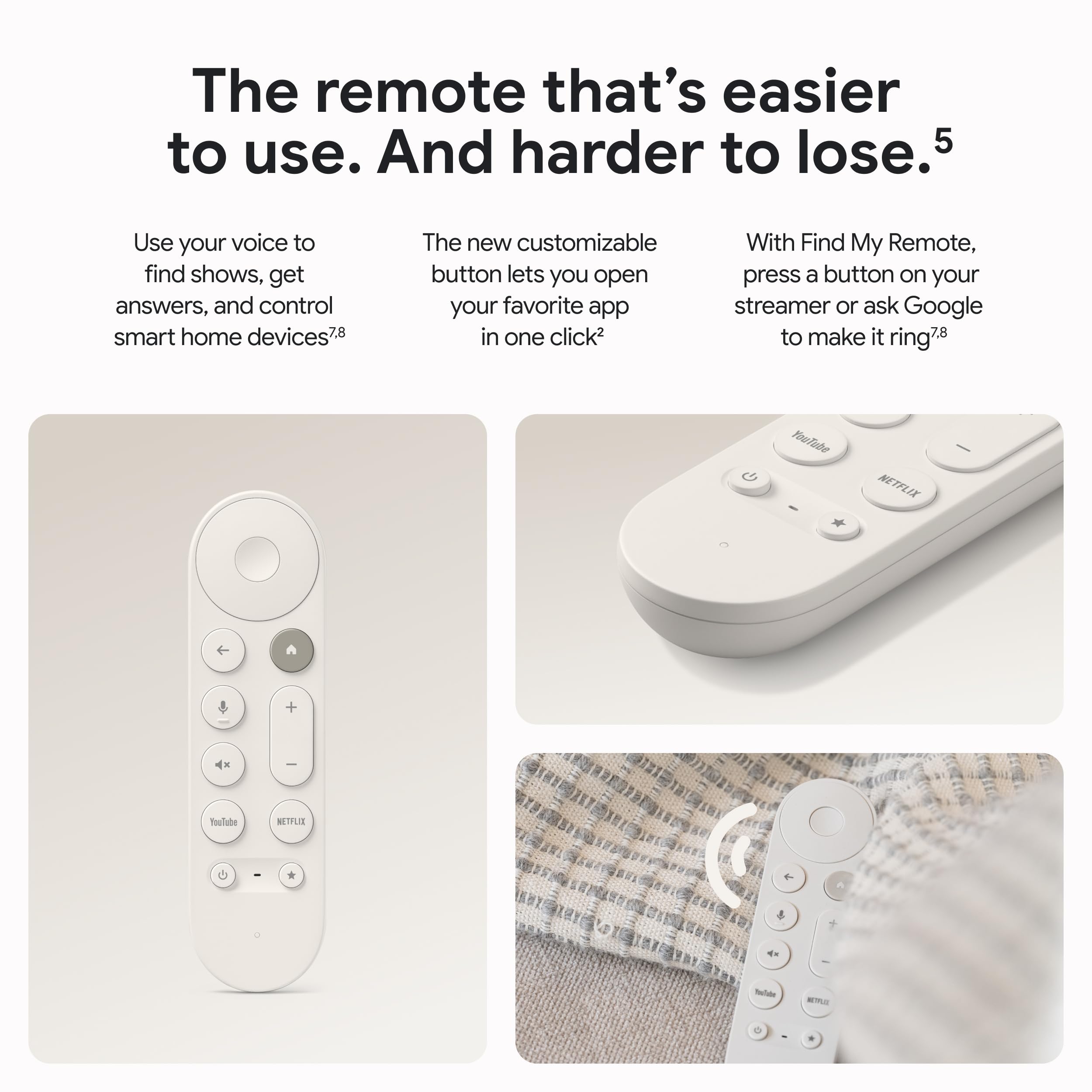 Google TV Streamer conectado a televisor en salón para experiencia de entretenimiento fluida