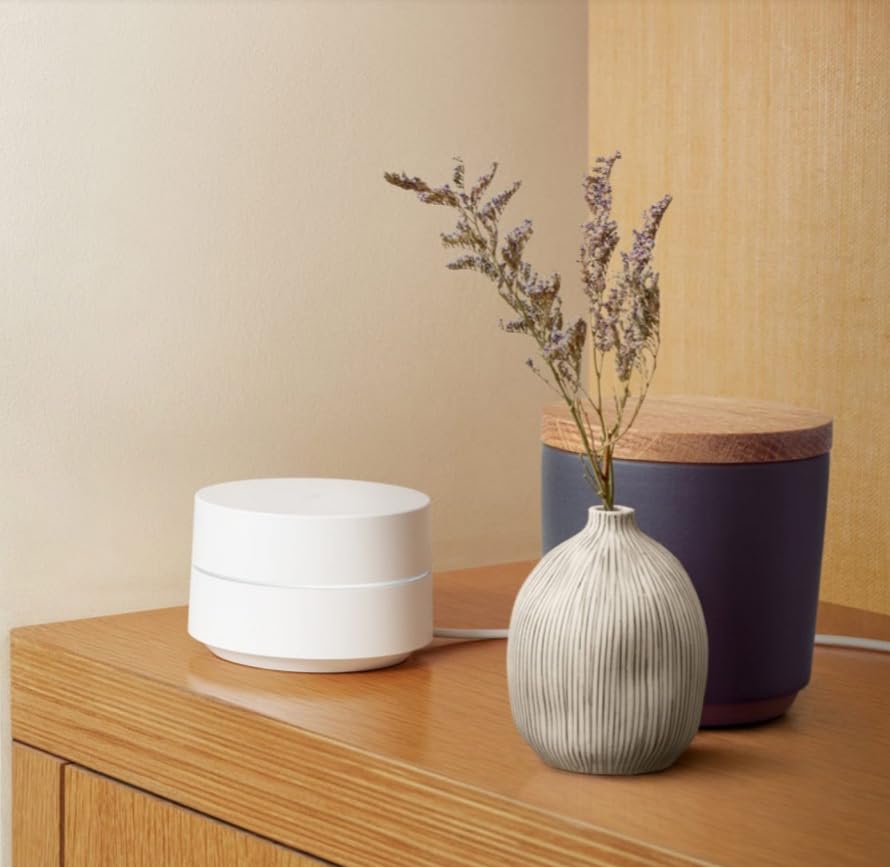 Pantalla de app Google Home configurando Google Wifi paso a paso