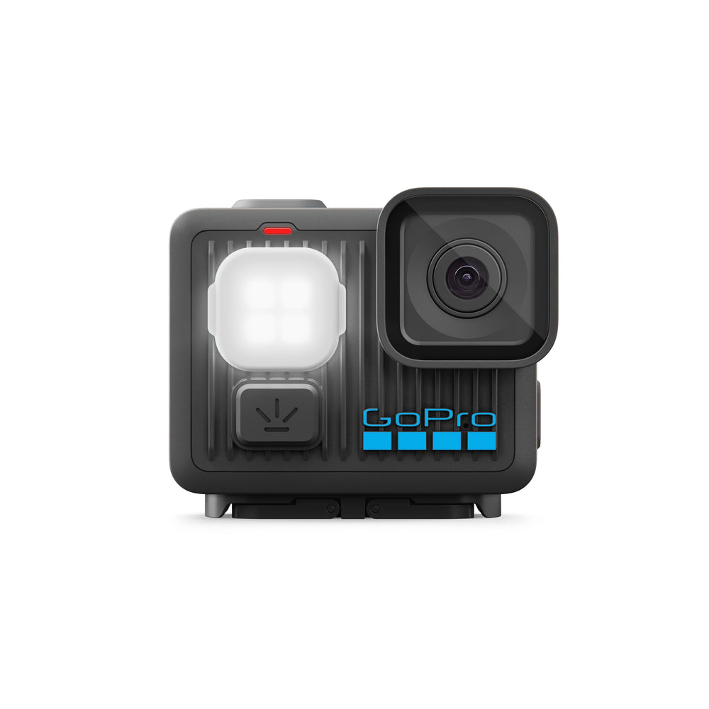 GoPro LIT HERO pantalla táctil mostrando controles, facilita uso y ajustes rápidos