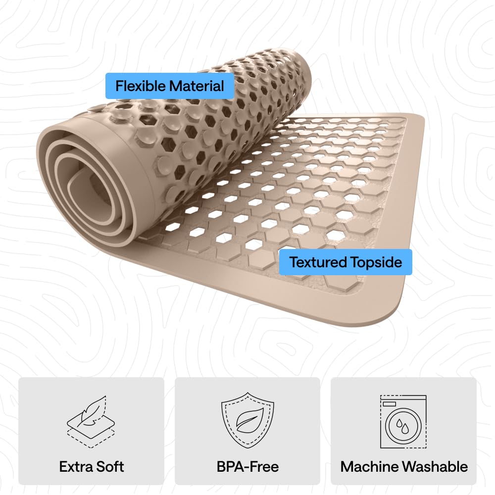 GORILLA GRIP colocada en bañera demostrando estabilidad en uso