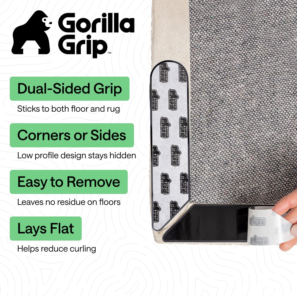 GORILLA GRIP primer plano de textura que muestra adherencia y durabilidad