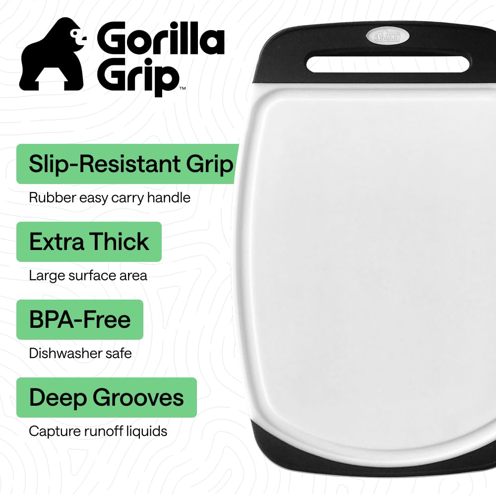 GORILLA GRIP detalle de superficie no porosa que facilita limpieza