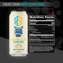 Gorilla Mind detalle de espuma y color del líquido, resalta sabor sin azúcar