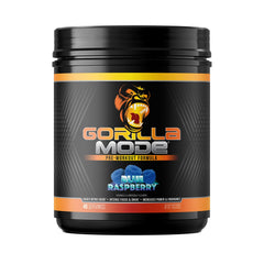 Gorilla Mind Gorilla Mode frente del envase con énfasis en potencia