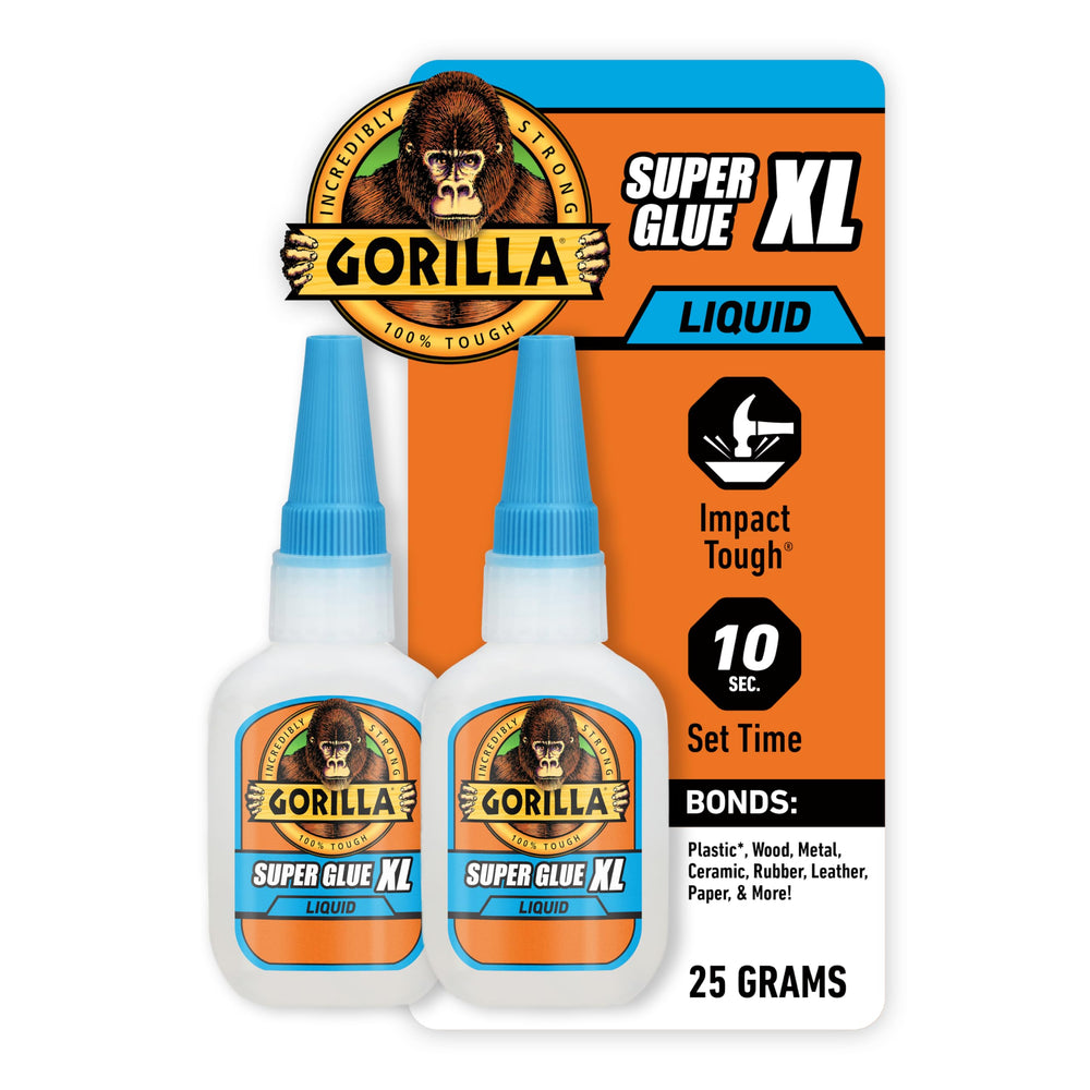 Gorilla bote frontal mostrando el adhesivo transparente y diseño práctico