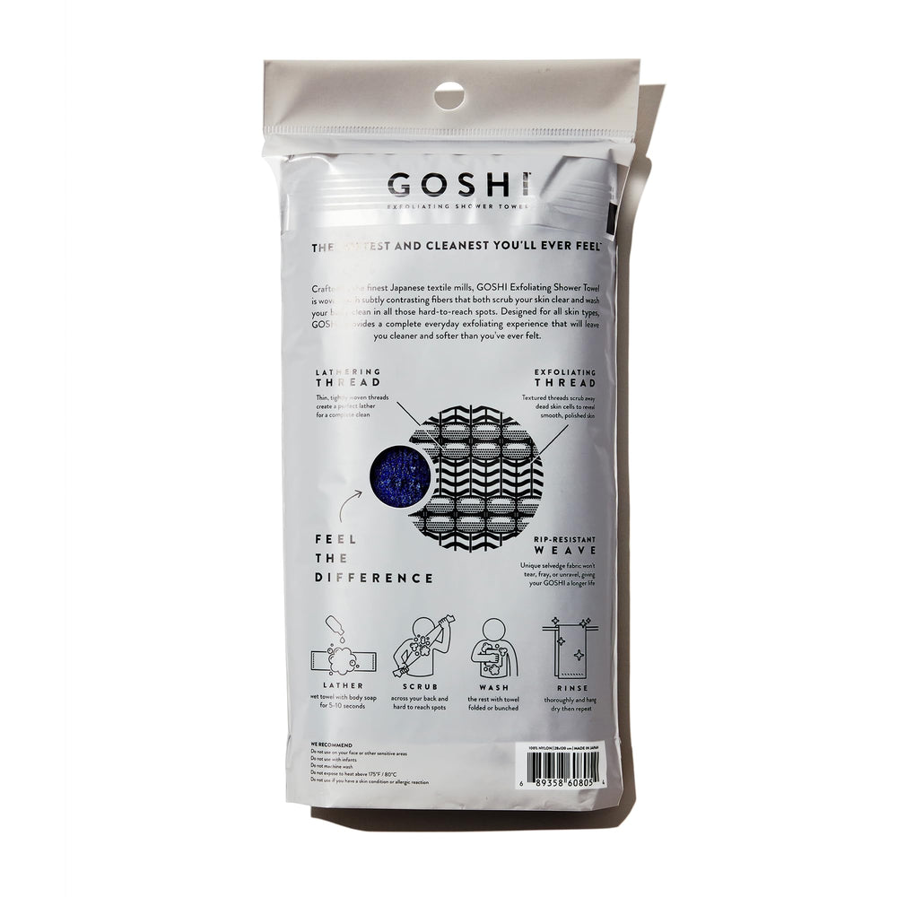 GOSHI textura de malla en primer plano, detalle que maximiza la espuma