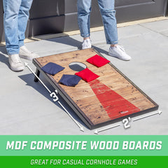 GoSports detalle de superficie MDF mostrando textura y deslizamiento consistente