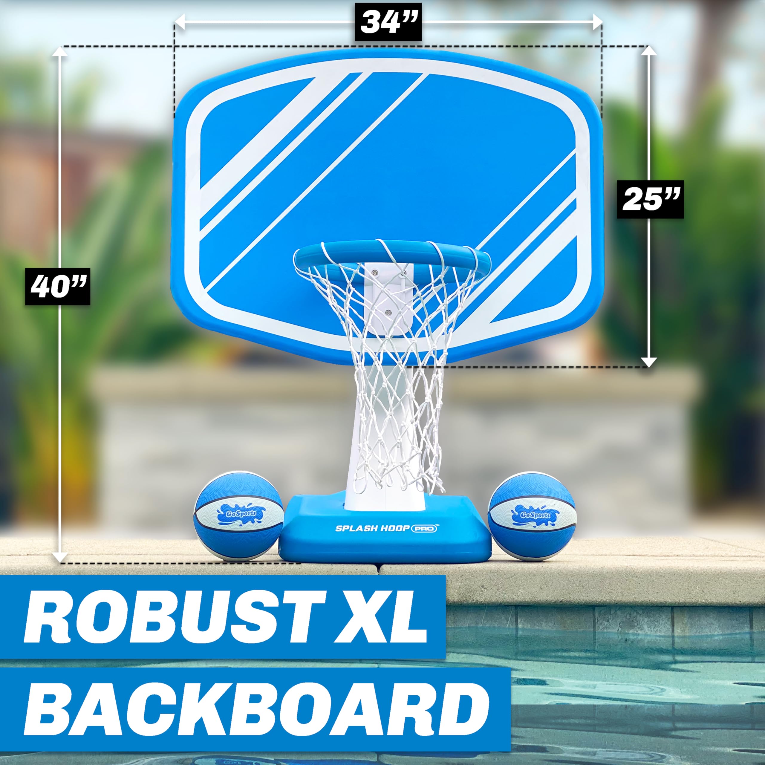 GoSports dos balones acuáticos y bomba para juego inmediato