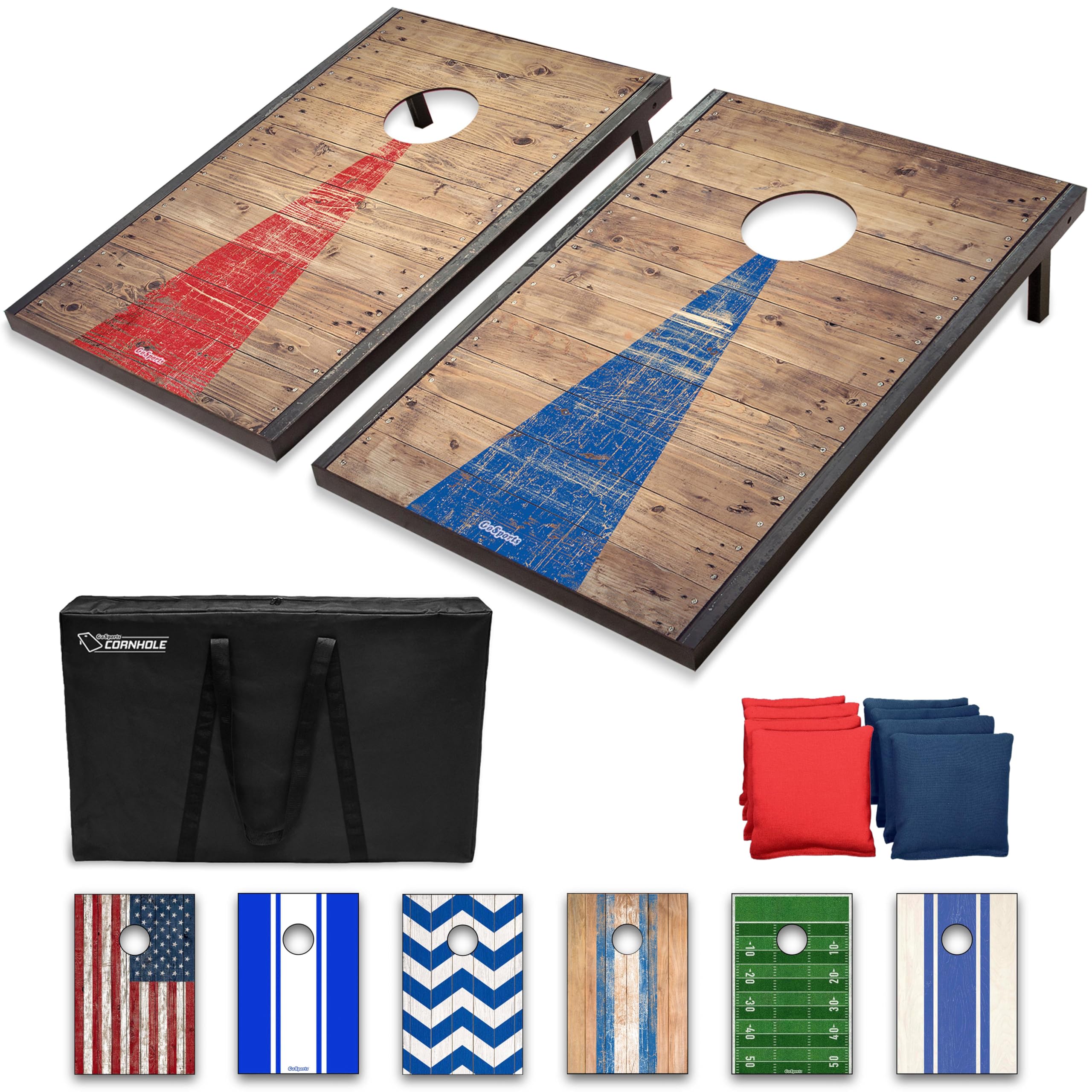 GoSports tablero frontal con diseño rústico, apariencia atractiva para reuniones