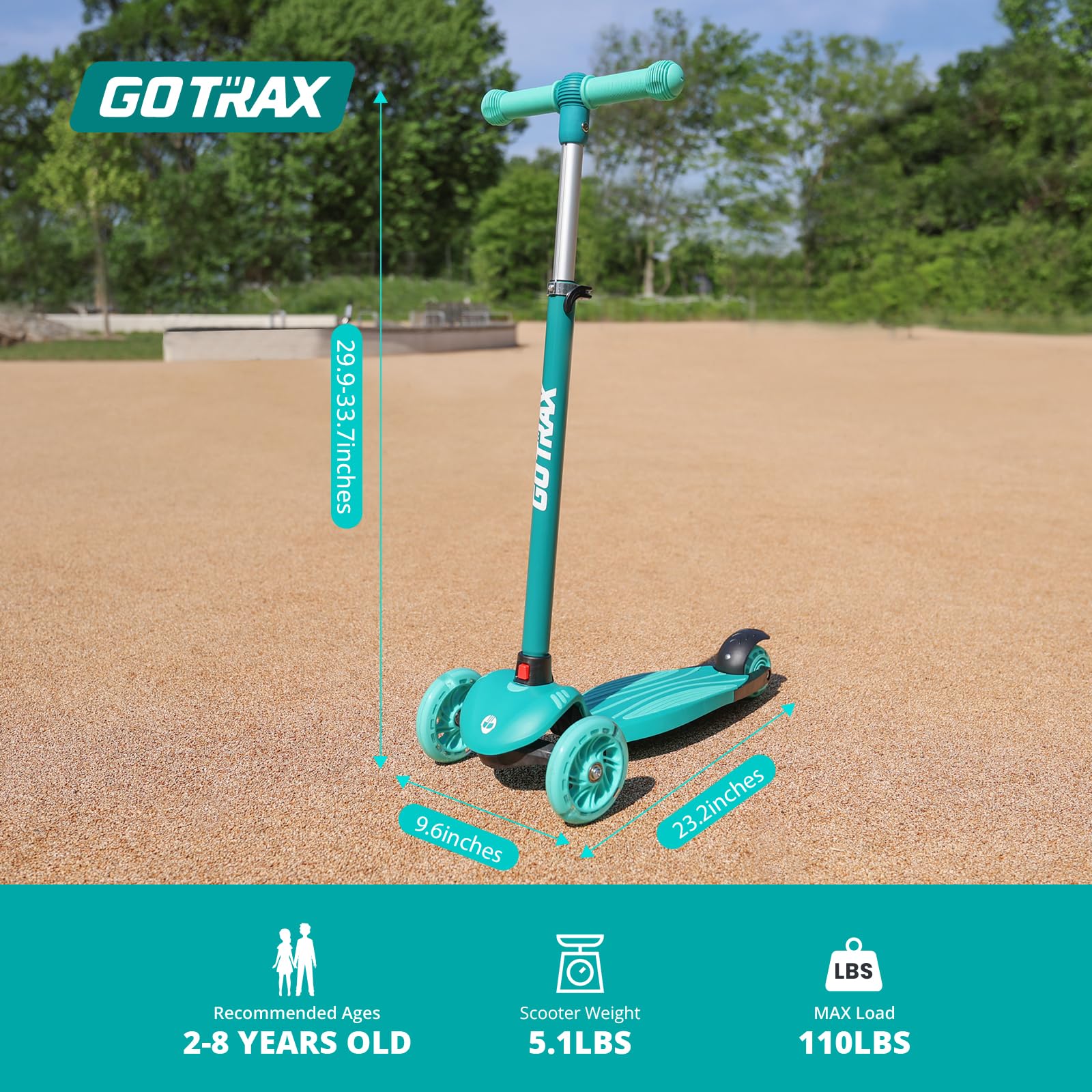 Gotrax KS1 freno trasero guardabarros para paradas controladas