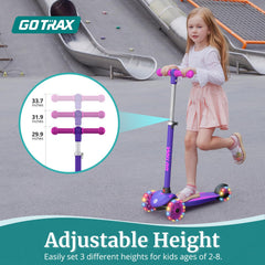 Gotrax KS1 manillar ajustable en tres alturas que acompaña crecimiento