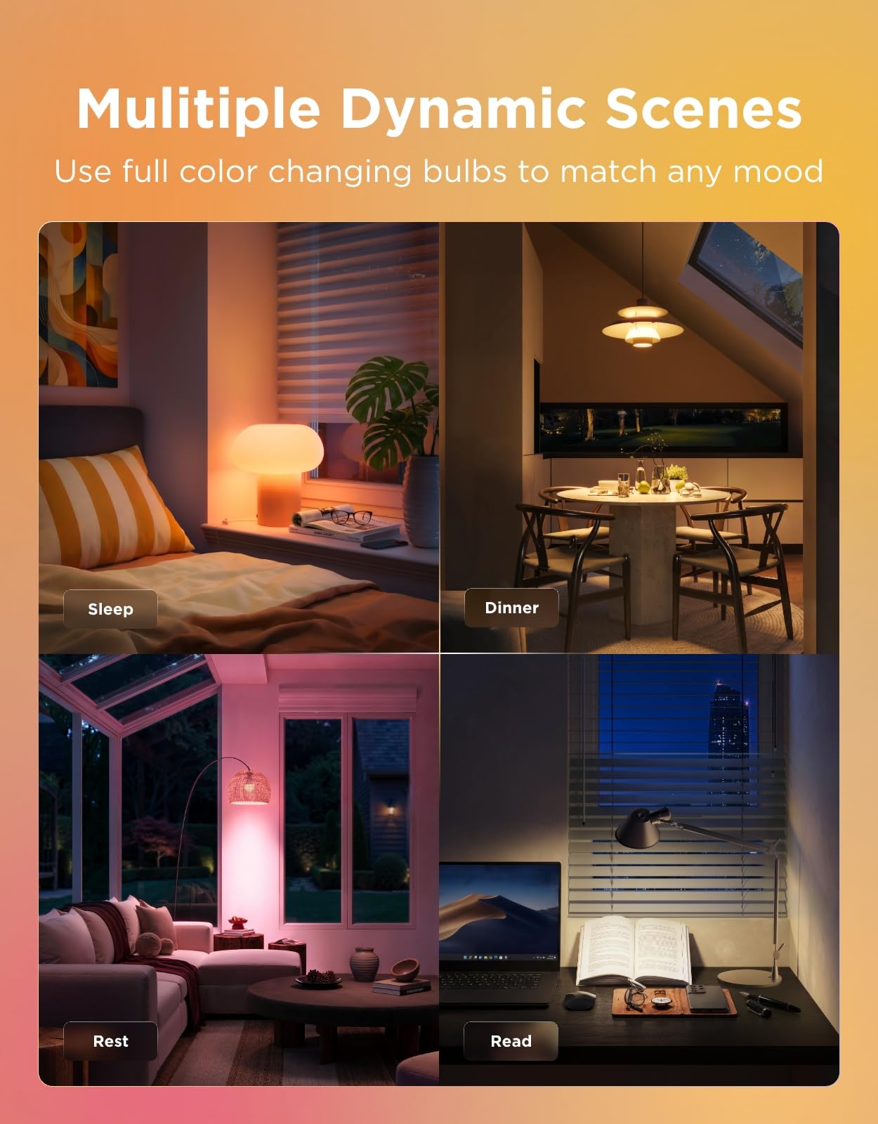Govee captura de la app Govee Home controlando color y temporizadores
