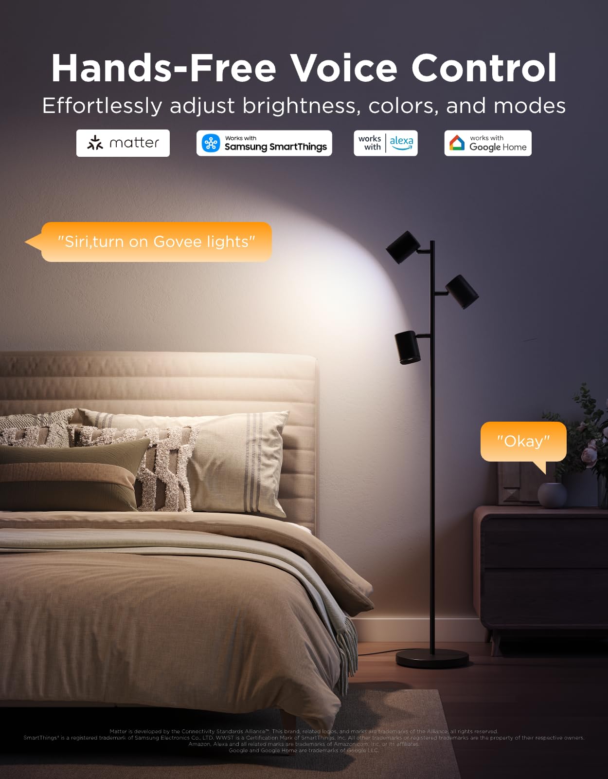 Govee app Govee Home en smartphone para control intuitivo y escenas